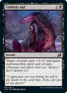 Unlikely Aid x4 - Ikoria: Lair of Behemoths - NM-Mint, English - Ikoria: Lair of