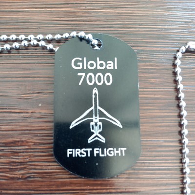 Bombardier Global 7000 First Flight Tag