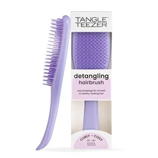 Tangle Teezer Ultimate Detangler Curly Hair Brush, Regular, Purple Passion 
