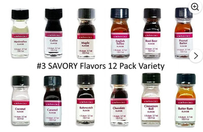 Variety #3 of LorAnn Oils Food Flavoring - 12 savory flavors Exp : 05/31/2026