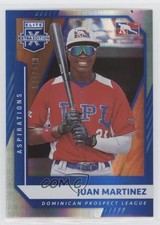 2021 Panini Elite Extra Edition Aspirations Blue 180/249 Juan Martinez #200 ut4