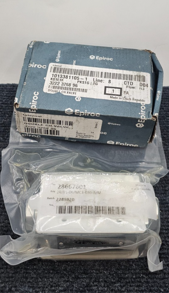 Epiroc 3222326896 / 3222 3268 96 DOUBLE CH Valve | eBay Epiroc 3222326896 / 3222 3268 96 DOUBLE CH Valve | eBay