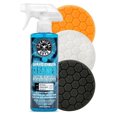 Chemical Guys 5.5'' Buffing Pad Sampler Kit - 4 Piece Detailing Set with 3 Profes