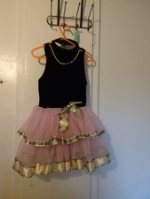 Revolution Dancewear Dance Halloween Costume Pink/Black Medium Child Princess