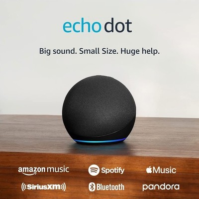 Amazon Echo Dot 5th Gen. Smart Speaker - Charcoal (newest model)
