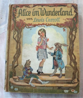 Scarce Vintage Alice Im Wunderland, Alice in Wonderland, German edition, 1933