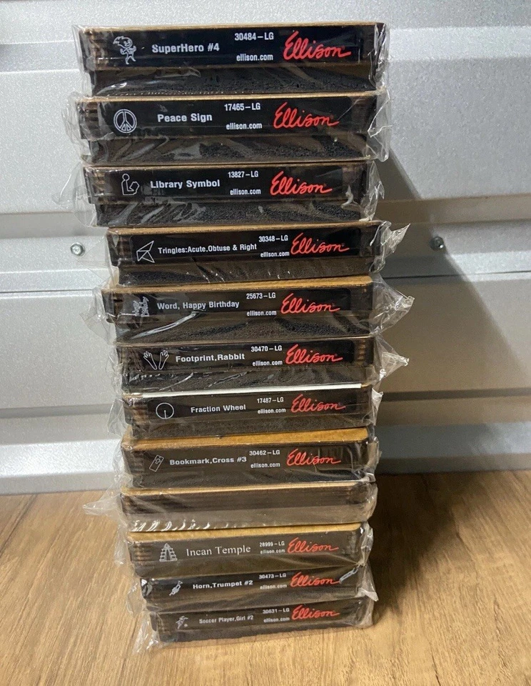 Lot of 12 Assorted Ellison Die Cut Dies - Mixed - Image 4 of 4