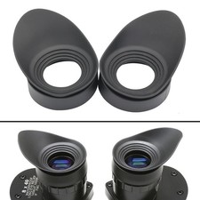 Eye Cups Foldable Rubber Eye Guards Caps For 39-42mm Microscope Eyepiece 1 Pair