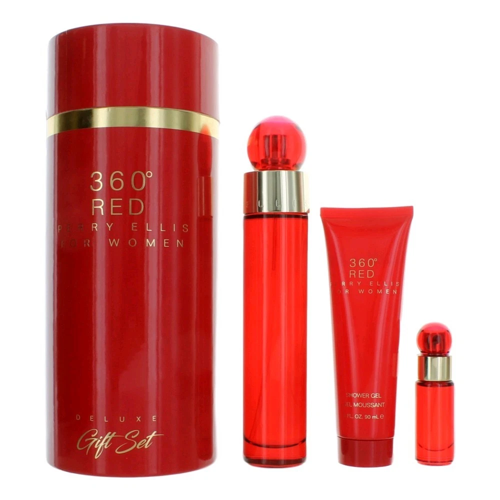 Perry Ellis 360 Red by Perry Ellis, 3 Piece Set for Women Review