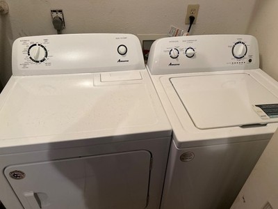 Amana 3.8 cu. ft. Washer and 6.5 cu. ft. Electric Dryer Combo Kit