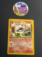 Pokémon TCG Quilava 47/111 - 1st Edition Neo Genesis Non Holo Card LP/MP