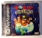 Worms World Party Playstation One Game Complete In Box PS1 CIB Like New!!!