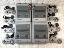 Nintendo super famicom console Lot of 4 『Gray』Snes Tested Read SFC Japan