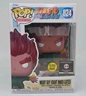Funko Pop Naruto Might Guy Eight Inner Gates Glows 824 CC Exclusive w/Protector