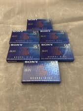 6 x Sony Hi-Fi Normal Bias Type I 90 Min Audio Cassette Tapes - SEALED C-90hfb