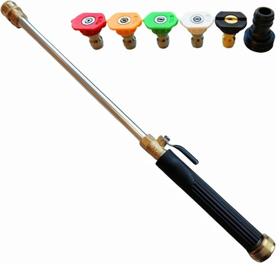 #ad Upgraded Pressure Washer Wand Brass Water Jet Nozzle Garden Hose Hydro Hose $25.92