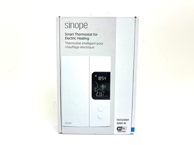 Sinope TH1123WF Wi-Fi Smart Thermostat for Electric Heating 3000W - White