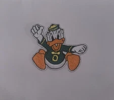 Oregon Ducks Mascot Vintage Logo NCAA Embroidered 2.5inch Sew / Iron On Patch