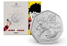 Just Released The UK 2026 Dennis the Menace BU 50p Pack. Royal Mint.