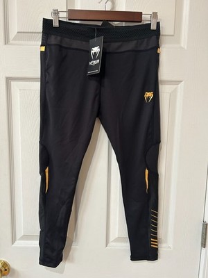 VENUM PERFORMANCE Women's Tempest 2.0 Black/Gold Compression Leggings Size M NWT