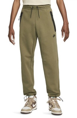 Men's Nike Olive/Black Sportswear Tech Fleece Pant (DQ4312 222) - 4XL
