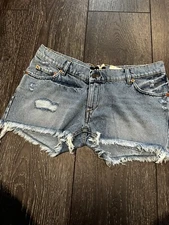Ser.o.ya Lyle Cut Off Low Rise Shorts 28