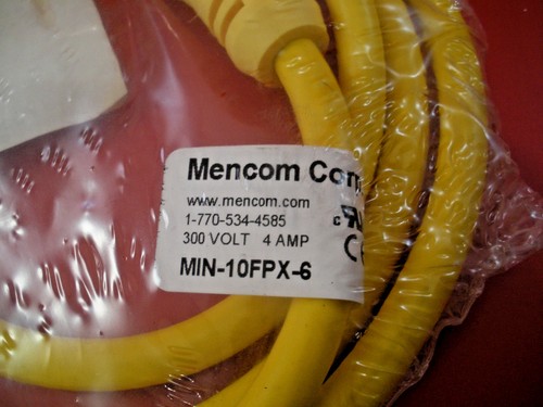 Mencom MIN-10FPX-6 Connettore Cordset Presa 10 Pin Polo Filo Femmina Pennino Nuovo - Foto 2 di 3