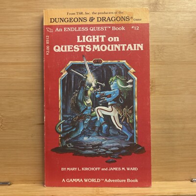 Light on Quests Mountain #12 Dungeons & Dragon 1983 1st Edition