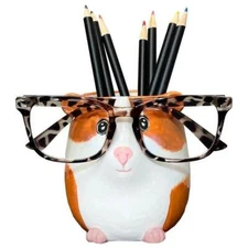 Guinea Pig Ceramic Animal Planter Hold All Eyeglass Holder NIB