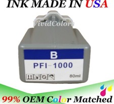 PFI-1000 Blue Compatible Ink Cartridge For Canon ImagePROGRAF Pro-1000 80ml