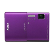 Nikon COOLPIX S100 Digital Camera 16million pixel 5x optical zoom vintage Purple