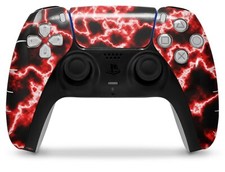 Skin Sony PS5 Controller Electrify Red