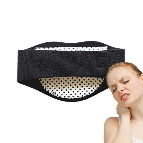 Collar Pain Relief Heat Pad Tourmaline Self Heating Magnetic Neck Support Brace