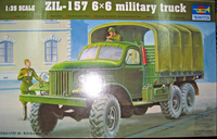 Trumpeter 01001 - Bausatz - 1/35 - Lkw ZIL-157 6X6 Pritsche/Plane