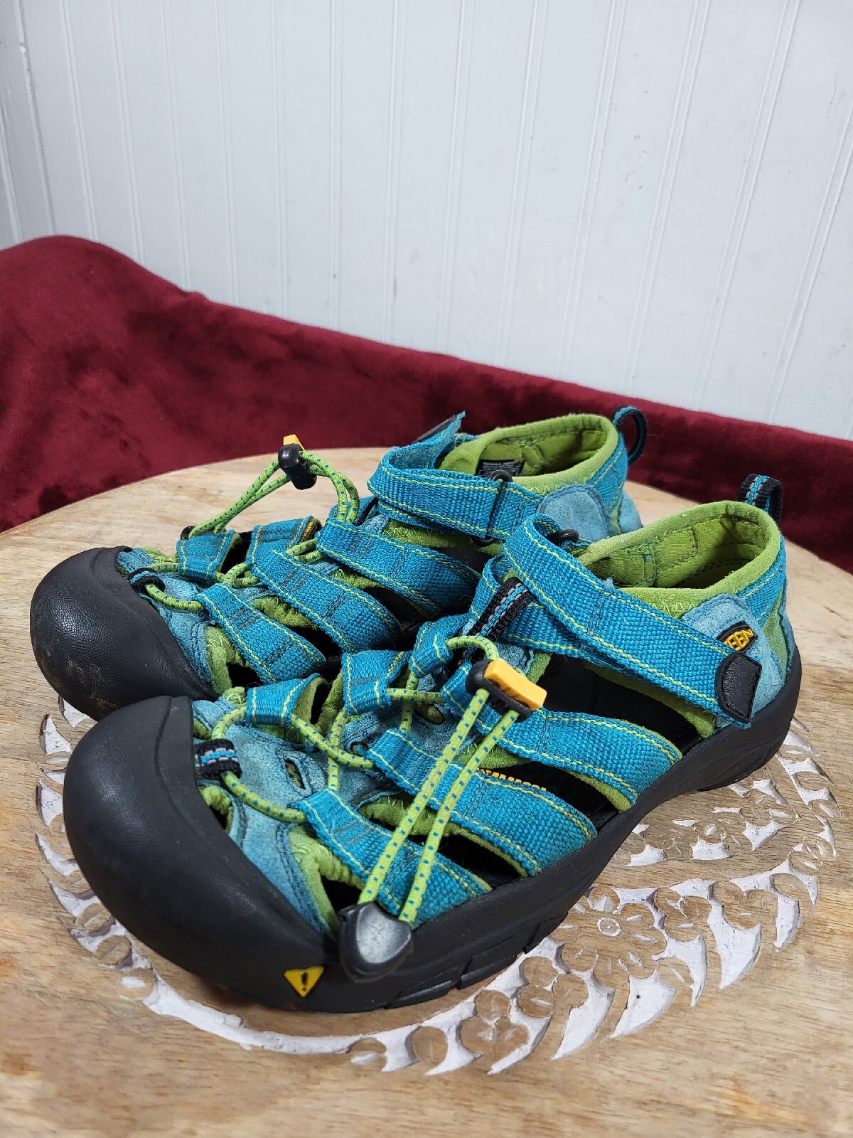 Sandali da donna Keen taglia 5 9212 impermeabili escursionismo turchese verdi