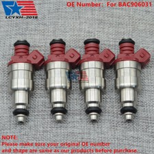 4pcs High Performance Fuel Injector For V W Golf Jetta 2.0l Bac906031 Usa
