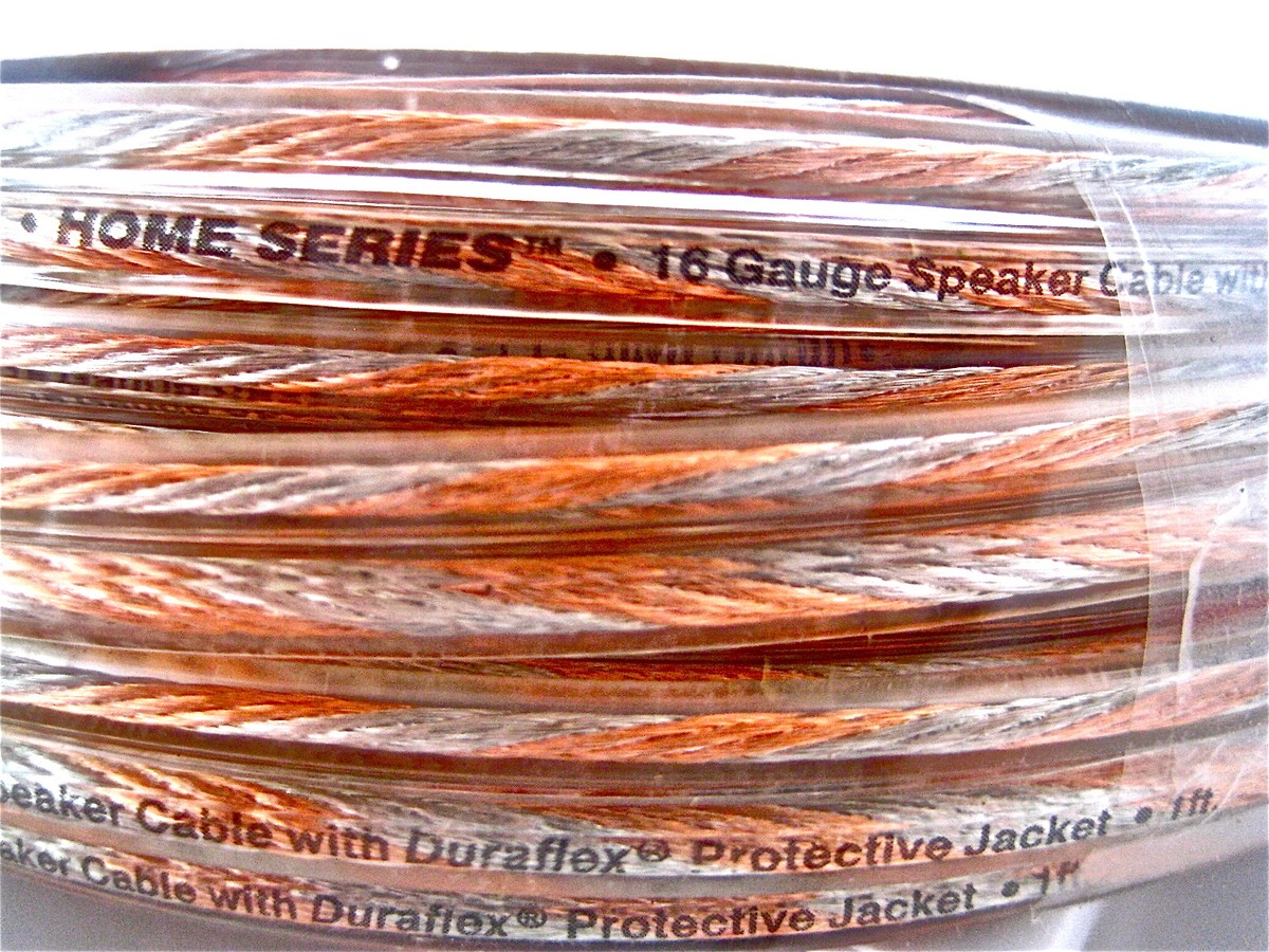 🎁 Monster Cable 16-GAUGE Duraflex Stereo Speaker Wire 30Ft 16ga 2