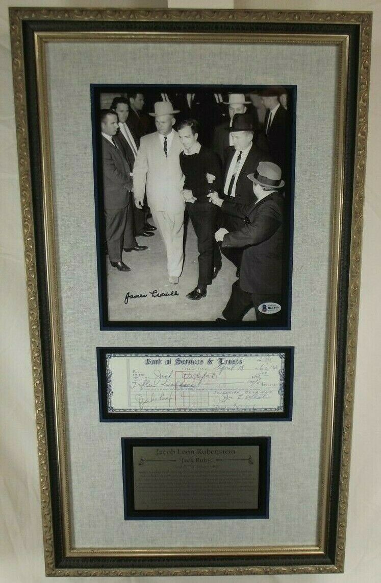 Jack Ruby Nightclub Owner 1963 Shot Lee Harvey Oswald Autograph