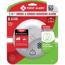 First Alert 10 Year Battery-Powered Ionization Smoke and Carbon Monoxide
