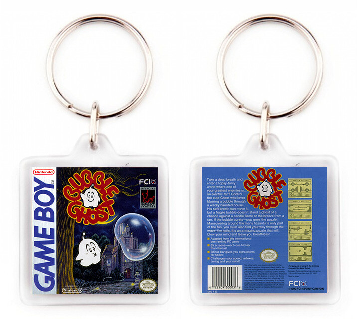 Bubble Ghost Nintendo Game Boy Porte-Clés Porte-Clé