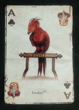Harry Potter Playing Card Fawkes Ace Clubs