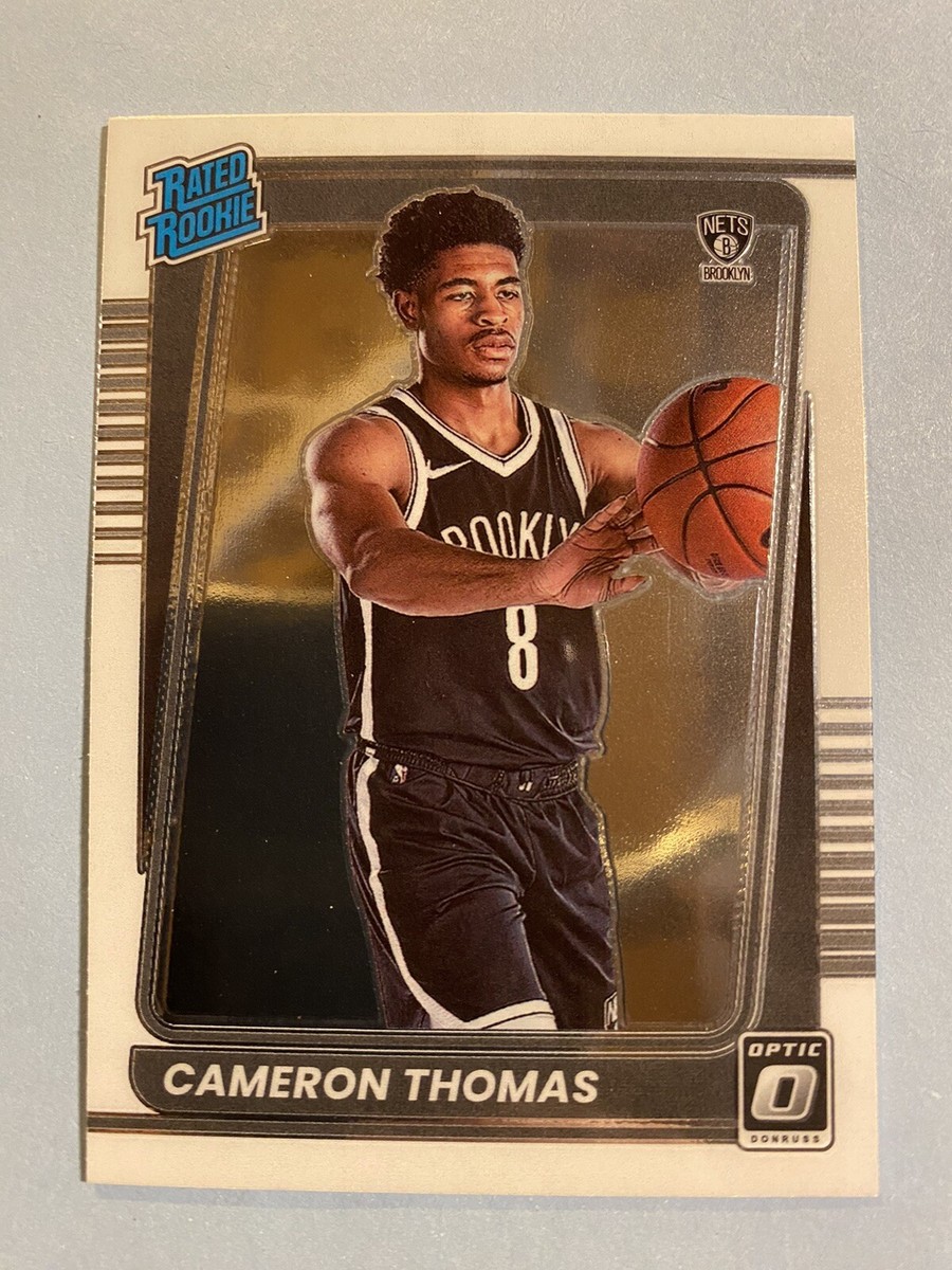 その他 Cameron Thomas Donruss Pink Laser Auto Cameron Thomas Rated Rookie Pink Laser Holo NBA Hoops