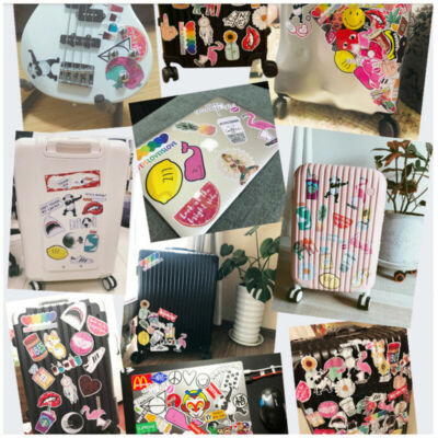 60 Pezzi Parigi Viaggio Adesivi Aesthetics In Vinile Per - Foto 8