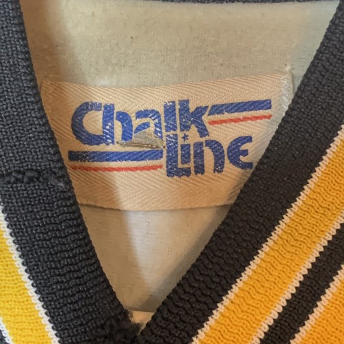 Vintage Chalk Line Black Satin Bomber Jacket Wichita Shockers Kansas Size Medium - Picture 6 of 12