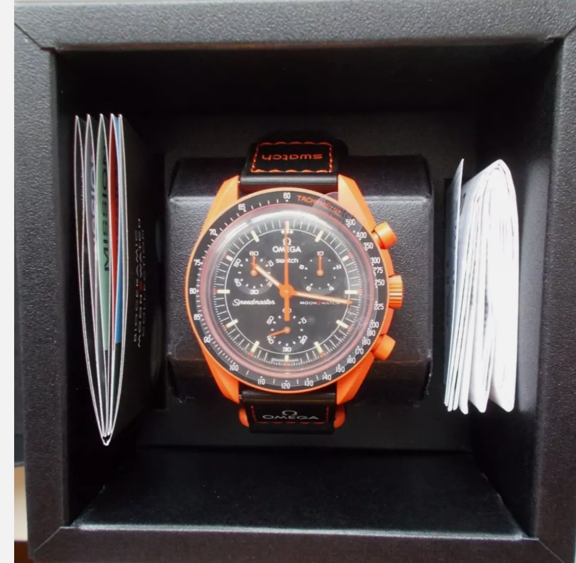 Swatch x Omega Bioceramic Moonswatch Mission To Earth LAVA Brand