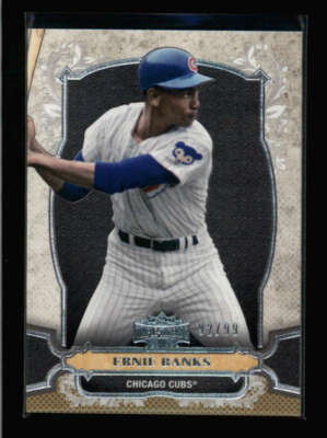 ERNIE BANKS 2014 TRIPLE THREADS #56 GOLD PARALEL #92/99 AY3878 | eBay