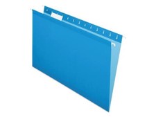 Pendaflex Reinforced Hanging Folders 1/5 Tab Legal Blue 25/Box 415315BLU