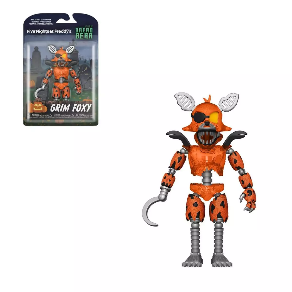 FUNKO FNAF GRIM FOXY ARTICULATING FIGURE ON HAND READY TO SHIP TODAY