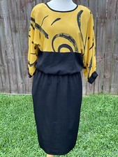 Vintage 80's David Warren Union Made Iglwu Dress Blouson Size 6/8