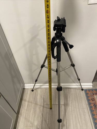 58" 3 Section Lightweight Photo Video Tripod Leveling, Digital Concepts - Picture 3 of 10